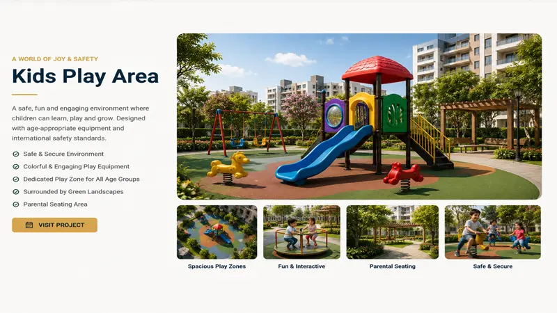 Kids Play Area at Omaxe Greater Noida
